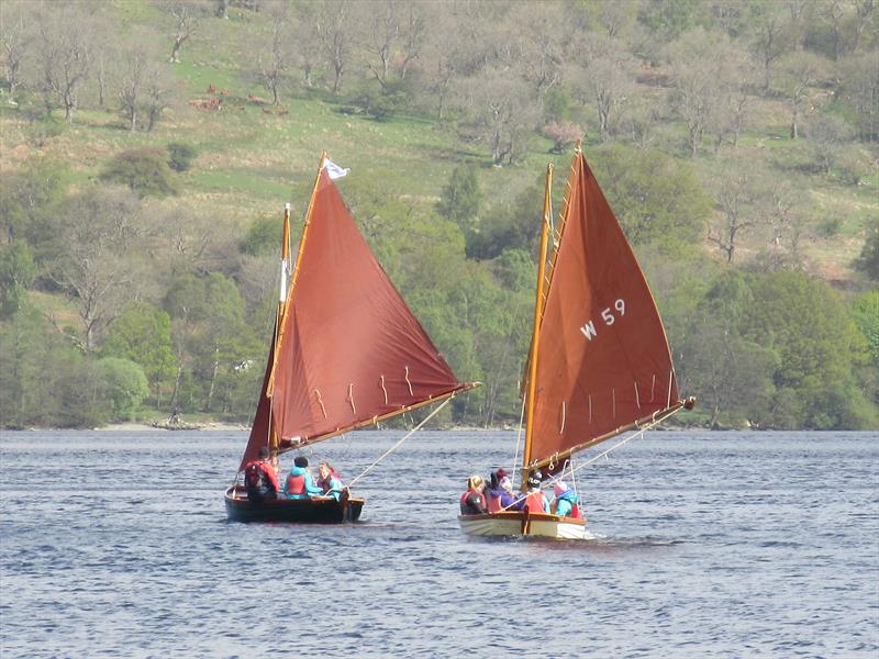 Classic dinghies sailing from the Glenridding Sailing Centre in the Lake District photo copyright Glenridding Sailing Centre taken at Glenridding Sailing Centre and featuring the Dinghy class