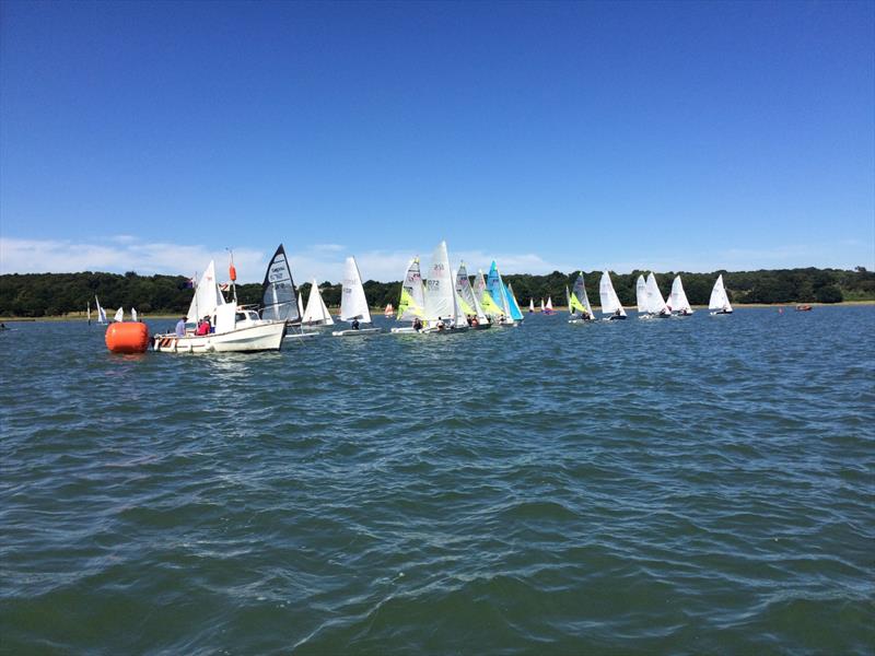 Royal Harwich Yacht Club Junior Race Week photo copyright Jane Russell taken at Royal Harwich Yacht Club and featuring the Dinghy class