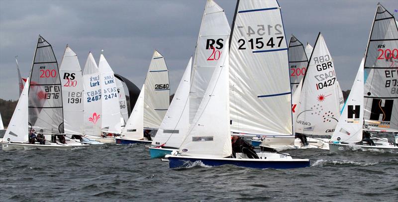 Slow fleet at the British University Fleet Racing Championships - photo © Tony Mapplebeck