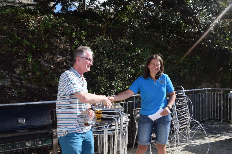 Paul Hield takes third in the John Ashley Long Distance race at Clevedon photo copyright Mike Batchelor taken at Clevedon Sailing Club and featuring the Dinghy class