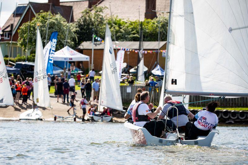 RYA Push the Boat Out photo copyright Emily Whiting taken at Earlswood Lakes Sailing Club and featuring the Dinghy class