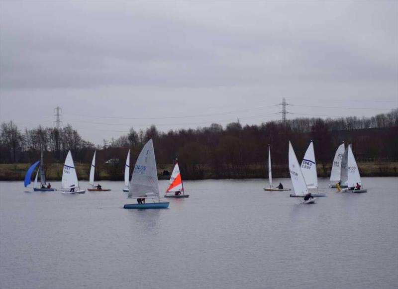 Ripon SC New Year's Day Whiskey Stakes photo copyright Gail Jackson taken at Ripon Sailing Club and featuring the Dinghy class