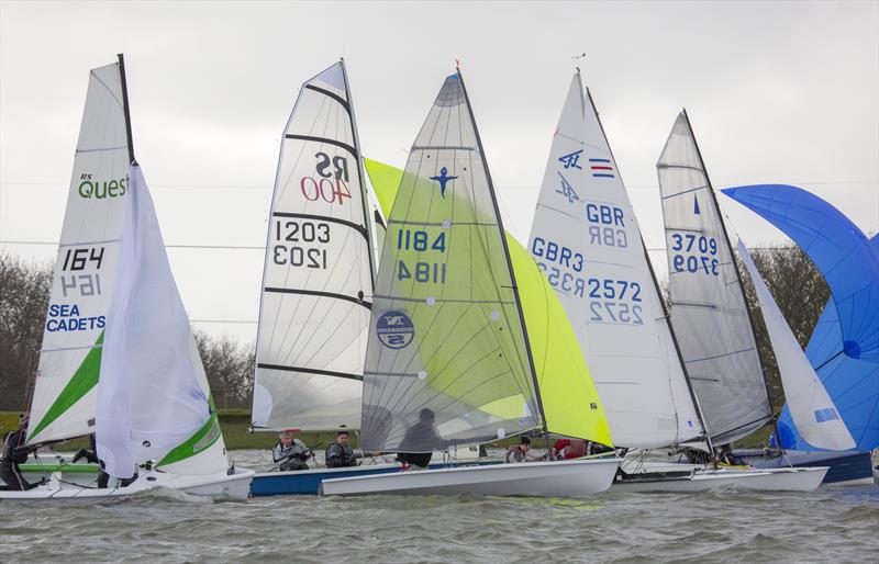 GJW Direct Sailjuice Winter Series photo copyright Tim Olin / www.olinphoto.co.uk taken at  and featuring the Dinghy class