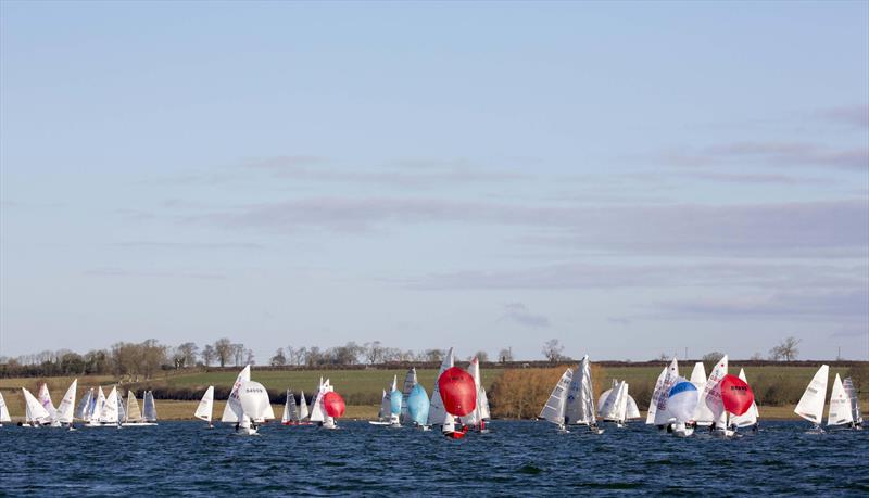 GJW Direct SailJuice Winter Series Tiger Trophy at Rutland photo copyright Tim Olin / www.olinphoto.co.uk taken at Rutland Sailing Club and featuring the Dinghy class