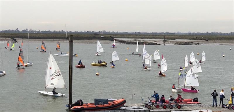 Burnham Otter Easter Egg Regatta photo copyright Tammy Fisher taken at Royal Corinthian Yacht Club, Burnham and featuring the Dinghy class