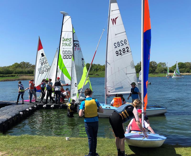 Blackwater Sailing Club Open Day photo copyright Zoe Nelson taken at Blackwater Sailing Club and featuring the Dinghy class