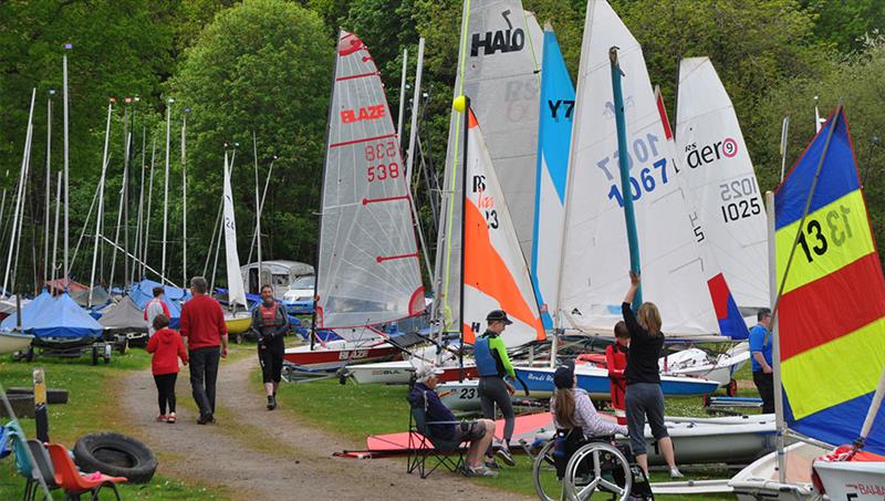 Hollowell Sailing Club Open Day photo copyright Stewart Elder taken at Hollowell Sailing Club and featuring the Dinghy class