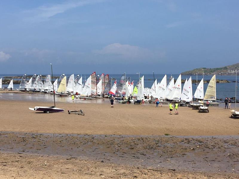 Getting ready to launch at North Berwick photo copyright Alastair Mckintyre taken at East Lothian Yacht Club and featuring the Dinghy class