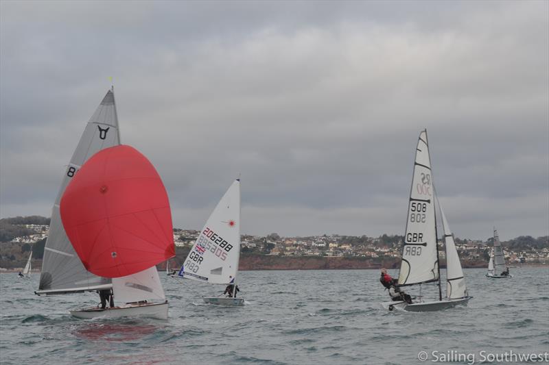 2017 Christmas Cracker photo copyright Lottie Miles taken at Paignton Sailing Club and featuring the Dinghy class