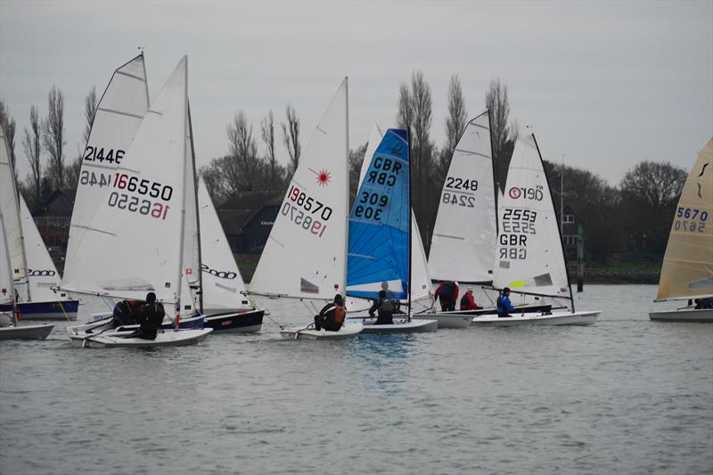 Chichester Yacht Club Snowflake Series day 1 photo copyright Mark Green taken at Chichester Yacht Club and featuring the Dinghy class