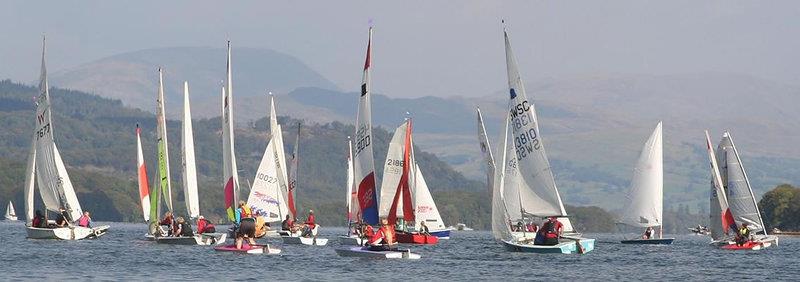 Winter sailing at South Windermere Sailing Club photo copyright SWSC taken at South Windermere Sailing Club and featuring the Dinghy class