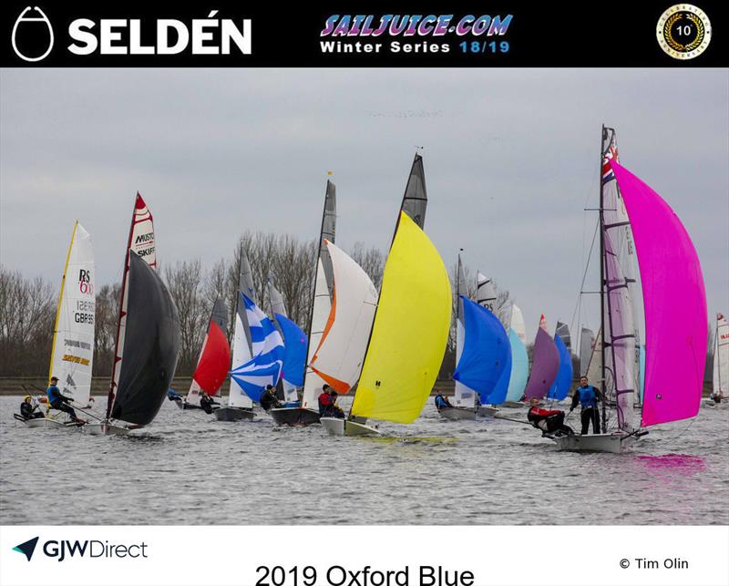 Kites up at the Oxford Blue photo copyright Tim Olin / www.olinphoto.co.uk taken at Oxford Sailing Club and featuring the Dinghy class