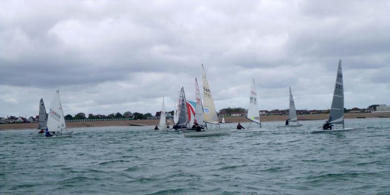 Felpham Sailing Club Aries Series Races 5 & 6 photo copyright Charlie Howell taken at Felpham Sailing Club and featuring the Dinghy class