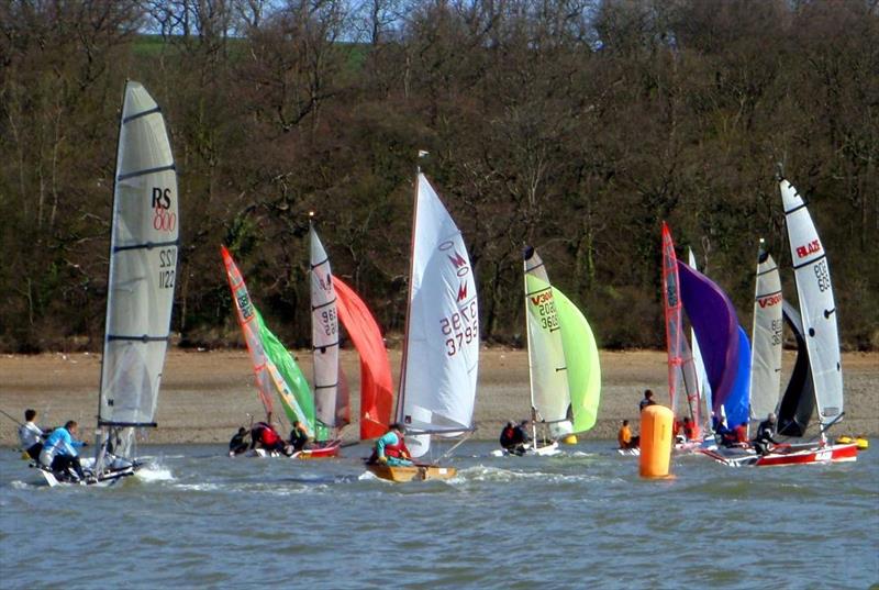 Dinghies racing at Wilsonian photo copyright WSC taken at Wilsonian Sailing Club and featuring the Dinghy class