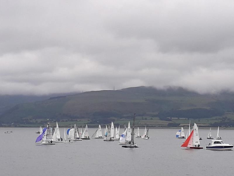 Anglesey Offshore Dinghy Race photo copyright Gillian Norris taken at Red Wharf Bay Sailing Club and featuring the Dinghy class