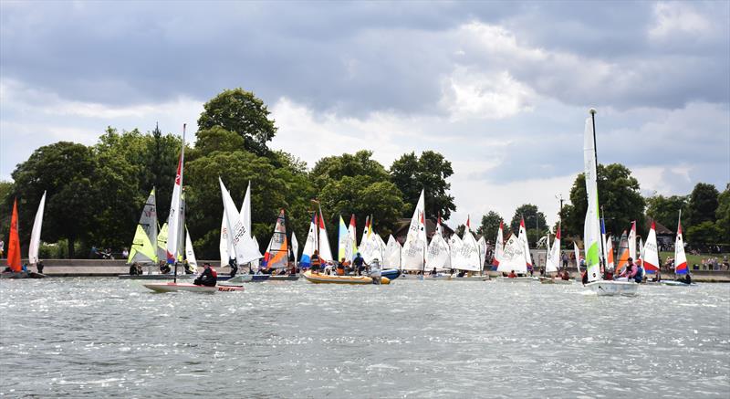 Blackwater Sailing Club Cadet Week photo copyright Kate Stewart taken at Blackwater Sailing Club and featuring the Dinghy class