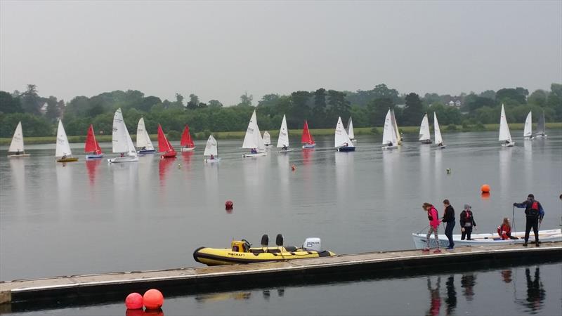 Dinghy racing at Shustoke photo copyright Zara Turtle taken at Shustoke Sailing Club and featuring the Dinghy class