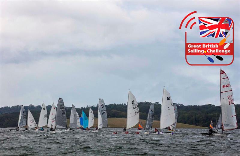 The Slow Fleet downwind during the Great British Sailing Challenge Final at Rutland - photo © Tim Olin / www.olinphoto.co.uk
