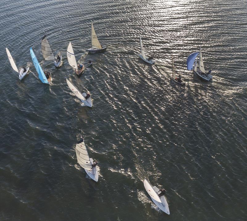 County Cooler 2020 photo copyright David Eberlin taken at Notts County Sailing Club and featuring the Dinghy class