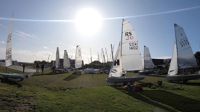 The Shoreham Sailing Club dinghy park photo copyright Sophie Mackley taken at Shoreham Sailing Club and featuring the Dinghy class