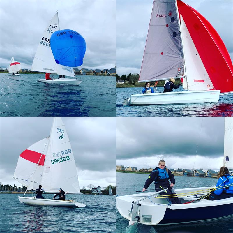 Sailing at South Cerney Sailing Club photo copyright Blind Sailing taken at South Cerney Sailing Club and featuring the Dinghy class