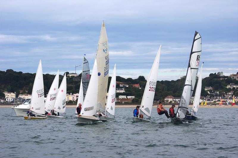 Dinghy Class 8 start at the Carey Olsen Jersey Regatta 2019 - photo © Simon Ropert