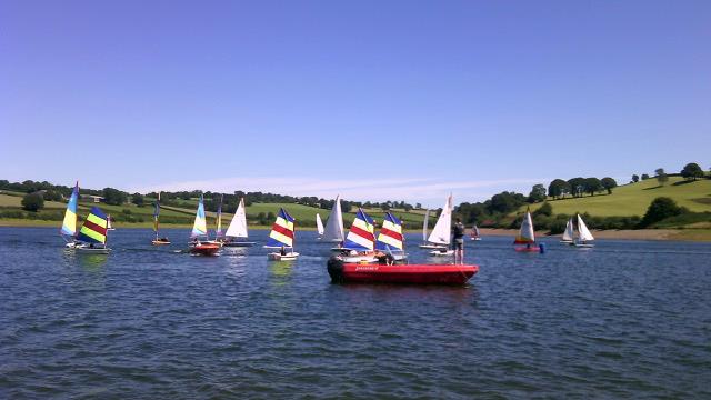 Learning to sail at Wimbleball Lake photo copyright Colin Allen taken at Wimbleball Sailing Club and featuring the Dinghy class