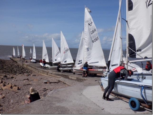 Clevedon SC Autumn Trophy photo copyright Martin Gibson taken at Clevedon Sailing Club and featuring the Dinghy class