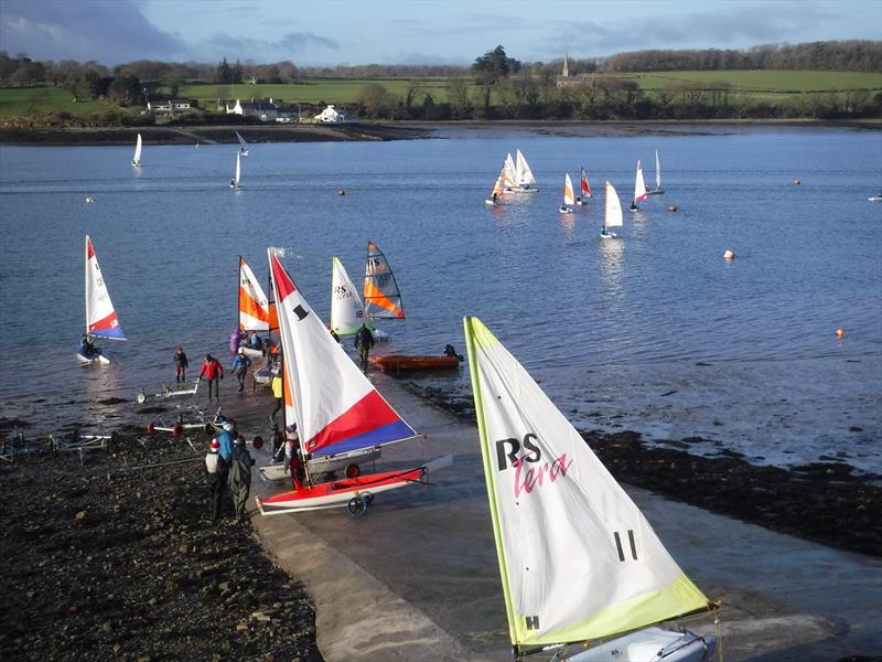 North Wales Youth Christmas Regatta photo copyright Cathy Goodwin taken at Port Dinorwic Sailing Club and featuring the Dinghy class