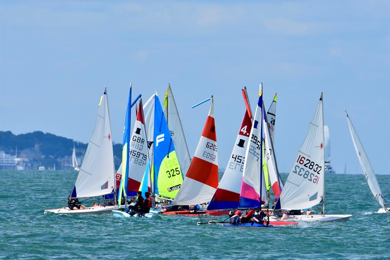 Stokes Bay Sailing Club Cadets - photo © Lorraine Bugden