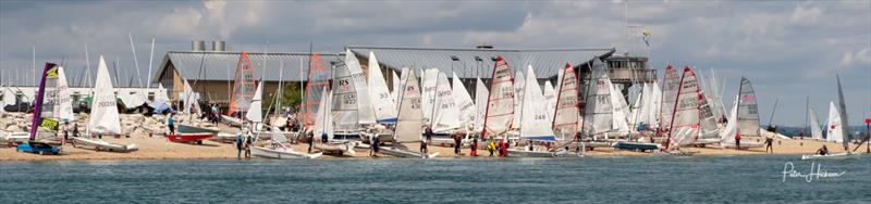 Chichester Harbour Race Week photo copyright Peter Hickson taken at Hayling Island Sailing Club and featuring the Dinghy class