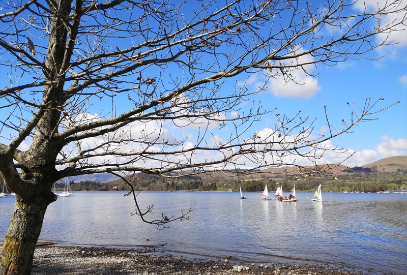 UYC 100 Marks Challenge Junior Training on May 1 photo copyright Sue Giles taken at Ullswater Yacht Club and featuring the Dinghy class