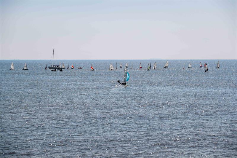 2021 KSSA Opening Splash Regatta at Downs SC: Perfect conditions with a committee boat start and trapezoid cours photo copyright Jon Bentman taken at Downs Sailing Club and featuring the Dinghy class
