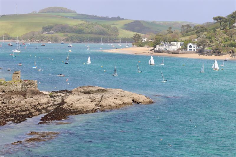 Salcombe Spring Series race 4 photo copyright Lucy Burn taken at Salcombe Yacht Club and featuring the Dinghy class