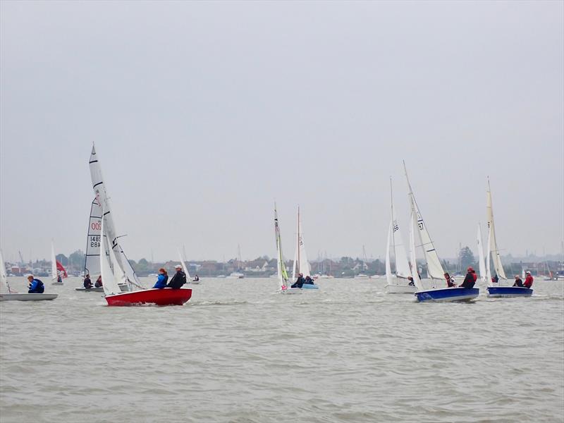 Round the Islands RNLI Fundraiser Races at Blackwater SC photo copyright Zoe Nelson taken at Blackwater Sailing Club and featuring the Dinghy class