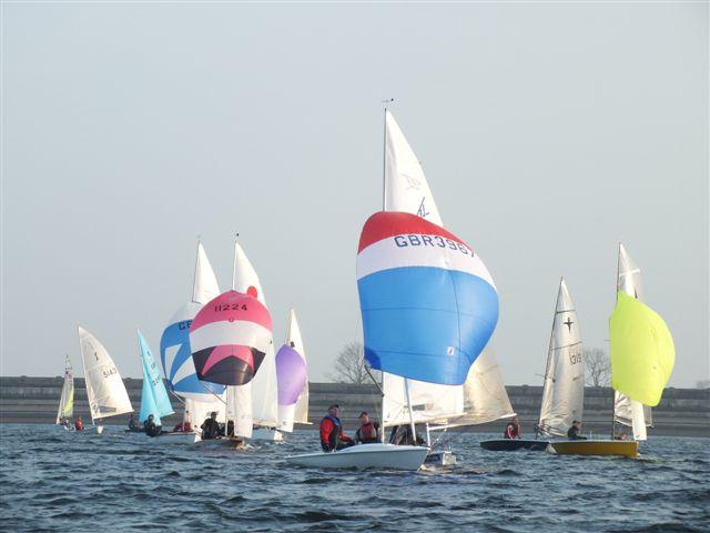 Blithfield Barrel Series day 1 photo copyright Don Stokes taken at Blithfield Sailing Club and featuring the Dinghy class