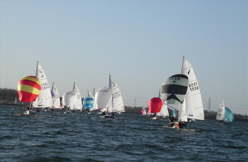 166 boats for the Grafham Grand Prix photo copyright David Papworth taken at Grafham Water Sailing Club and featuring the Dinghy class