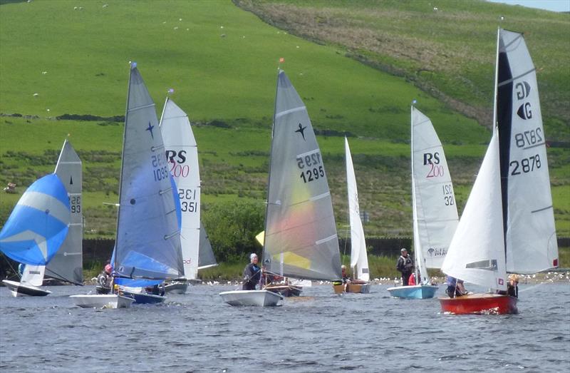 NW Senior Travellers at Bolton photo copyright Dave Woodhead taken at Bolton Sailing Club and featuring the Dinghy class