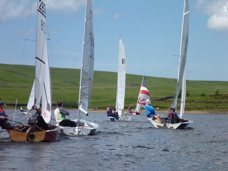 NW Senior Travellers at Bolton photo copyright Dave Woodhead taken at Bolton Sailing Club and featuring the Dinghy class