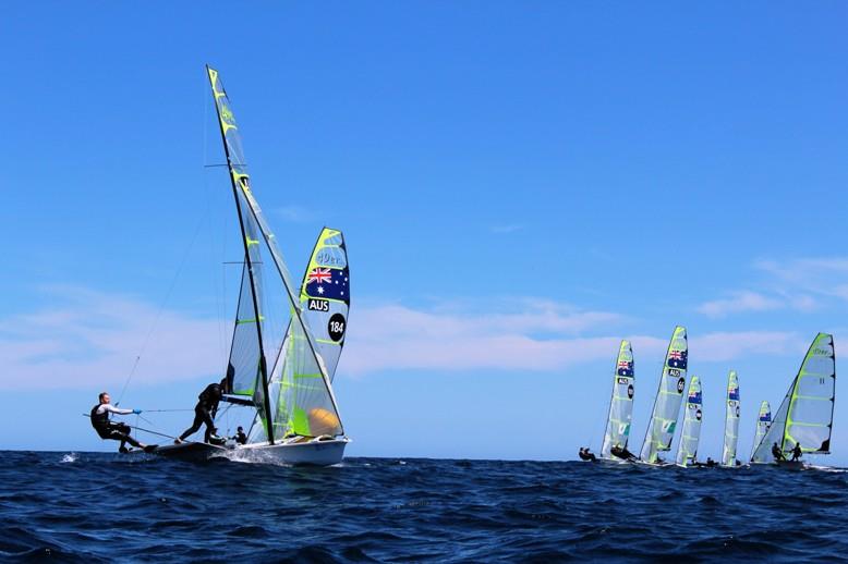 49er fleet photo copyright Australian Sailing taken at Australian Sailing and featuring the Dinghy class