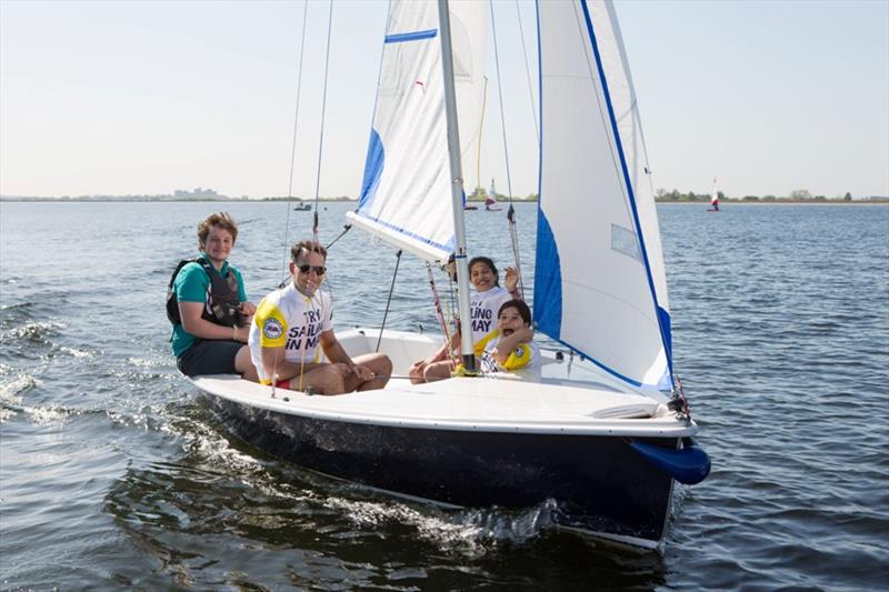 Push the Boat Out at Datchet Water Sailing Club photo copyright RYA / Karen Bornhoft taken at Datchet Water Sailing Club and featuring the Dinghy class