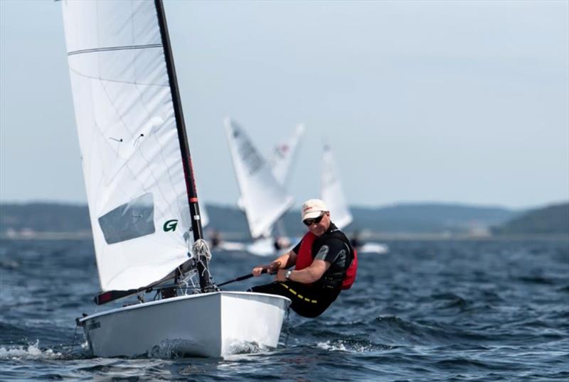 Runner-up Bo Petersen at the OK Dinghy Nordic Championship - photo © Joel Hernestål, Spline AB