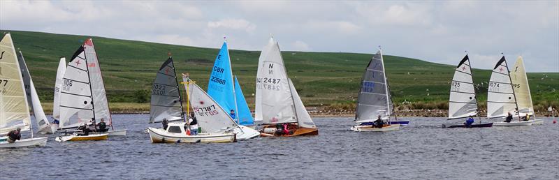 North West Senior Traveller Series at Bolton photo copyright Dave Woodhead taken at Bolton Sailing Club and featuring the Dinghy class