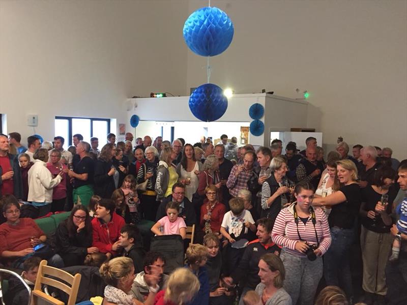 The social heart of any sailing club has to be the bar, with the new clubhouse having enough space for all (which was lucky given the weather on opening day!) - photo © John Richardson