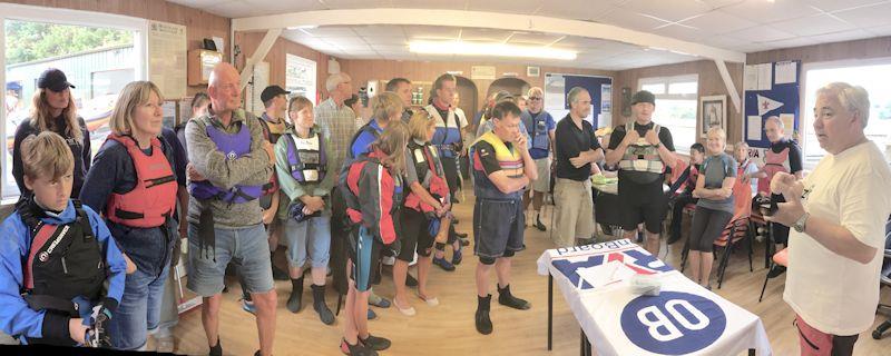 Briefing for the Great River Teign Adventure 2018 photo copyright TCYC taken at Teign Corinthian Yacht Club and featuring the Dinghy class