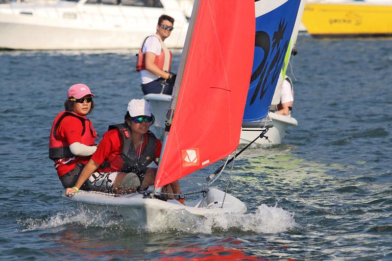 Hebe Haven YC 24-Hour Charity Dinghy Race photo copyright Fragrant Harbour taken at Hebe Haven Yacht Club and featuring the Dinghy class