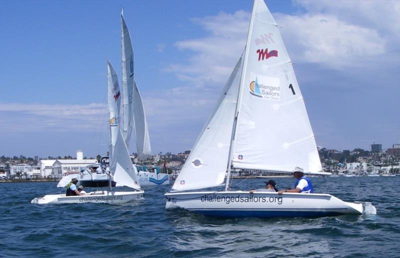 Challenged Sailors San Diego racing in San Diego photo copyright CSSD website taken at  and featuring the Dinghy class