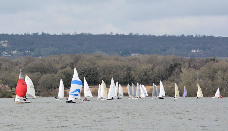 Bough Beech SC Icicle Open Series photo copyright Debbie Maynard taken at Bough Beech Sailing Club and featuring the Dinghy class