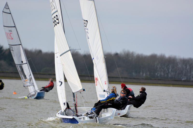 Bough Beech SC Icicle Open Series photo copyright Debbie Maynard taken at Bough Beech Sailing Club and featuring the Dinghy class