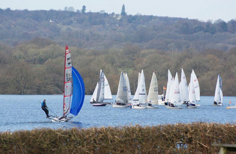 Bough Beech SC Icicle Open Series photo copyright Debbie Maynard taken at Bough Beech Sailing Club and featuring the Dinghy class